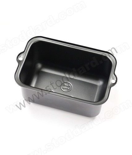 61660320303 - Voltage Regulator Cover, Stamped Steel With Old Bosch Script Logo For 356 Pre-A And 356A for Porsche 