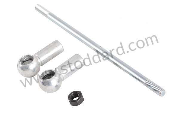 NLA23016 - Accelerator Pushrod With Ball Sockets. 356A, 356B, 356C for Porsche 356B T5 &bull; 1959 &bull; 1600 (616/1 T5) &bull; Cabrio B T5 &bull; Manual Gearbox, 4 Speed
