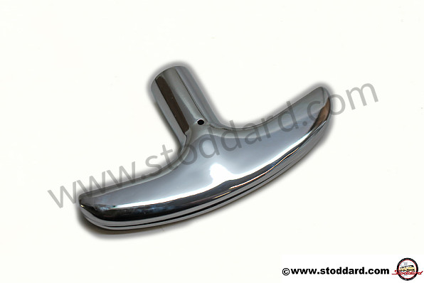 NLA24215 - Emergency Hand Brake Handle (chrome, Ribbed) For 356A Through 356B T5 for Porsche 
