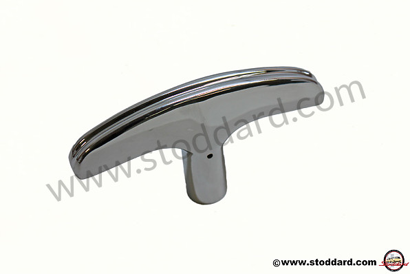 NLA24215 - Emergency Hand Brake Handle (chrome, Ribbed) For 356A Through 356B T5 for Porsche 