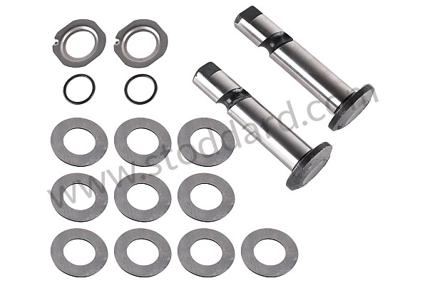 64434100700 - Front spindle, complete for 356A t2 through 356B t6.  LEFT for Porsche 