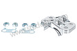 Steering Box Mount For 356