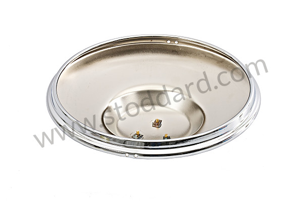 64436103111 - Super Hubcap With Gold Enameled Trim. 356 Drum Brake Wheels 356A And 356B for Porsche 