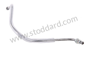 Brake Hard Steel Line, Left Rear For 356A And Early 356B T5 REAR LEFT (64442305)