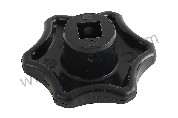 NLA42479100 - Heater Knob, Short, Black, 356At2, Through 356B T5(Early). for Porsche 356A &bull; 1955 &bull; 1300 (506/2) &bull; Cabrio A T1 &bull; Manual Gearbox, 4 Speed