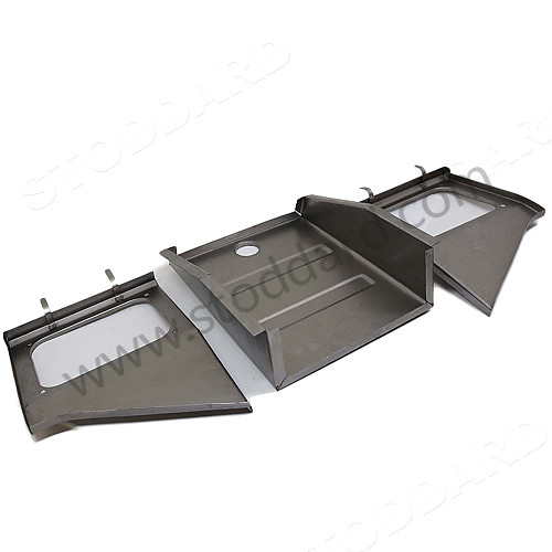 64450103200 - Battery Box Rear Partition Repair Set, 3 Pieces For 356B T5 for Porsche 356B T5 &bull; 1959 &bull; 1600 (616/1 T5) &bull; Cabrio B T5 &bull; Manual Gearbox, 4 Speed