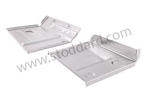 Battery Box Rear Partition Repair Set, 2 Pieces, For 356B T6  (64450103205)