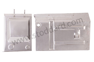 Battery Box Rear Partition Repair Set, 2 Pieces, For 356C 2 Versions available for this part