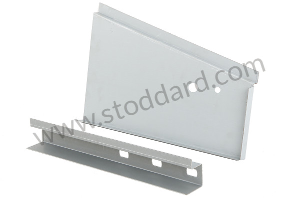 SMS50103300 - Battery Box Side Panel, Left, For 356A  With Long Bumper Bracket for T1 models, needs to get shortened for the T2 model for Porsche 356A &bull; 1955 &bull; 1300 (506/2) &bull; Cabrio A T1 &bull; Manual Gearbox, 4 Speed