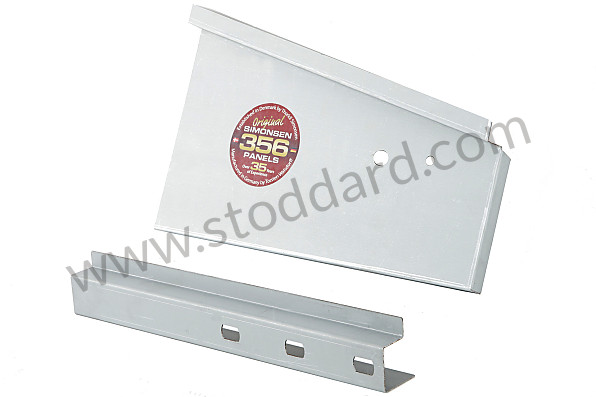 SMS50103400 - Battery Box Side Panel, Right, For 356A  With Long Bumper Bracket for T1 models, needs to get shortened for the T2 model for Porsche 356A &bull; 1955 &bull; 1300 (506/2) &bull; Cabrio A T1 &bull; Manual Gearbox, 4 Speed