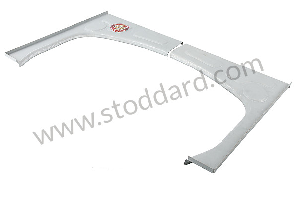 SMS501081XXSTEEL - Engine Pan Repair Panel, 2 Pieces For 356AT2 356B And 356C for Porsche 