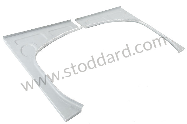 SMS501081XXSTEEL - Engine Pan Repair Panel, 2 Pieces For 356AT2 356B And 356C for Porsche 