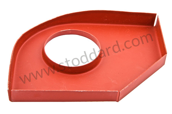 SMS50106206 - Front Left Or Rear Right Longitudinal Reinforcement Plate For 356B T6 And 356C for Porsche 