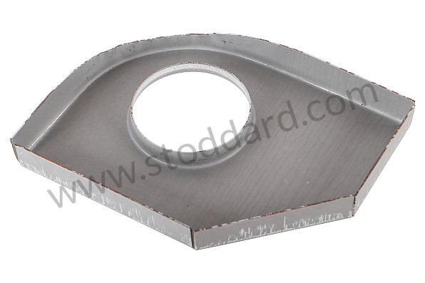 SMS50106206 - Front Left Or Rear Right Longitudinal Reinforcement Plate For 356B T6 And 356C for Porsche 356C &bull; 1963 &bull; 1600 C (616/15) &bull; Cabrio C &bull; Manual Gearbox, 4 Speed