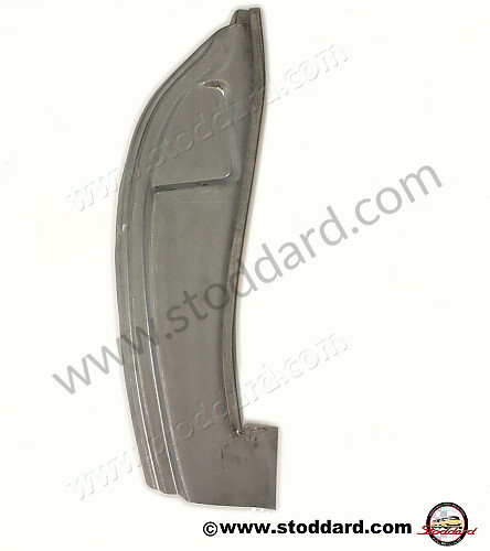 64450204200 - Lockpost, Right, For High 5-Hole Striker Plate For 356 Pre-A And 356A Pre-T2 Coupe Models for Porsche 