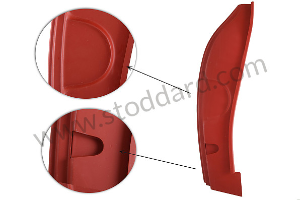 SMS50204201 - Lockpost, Right, For Low 3 Hole Striker Plate For 356A T2 Coupe for Porsche 