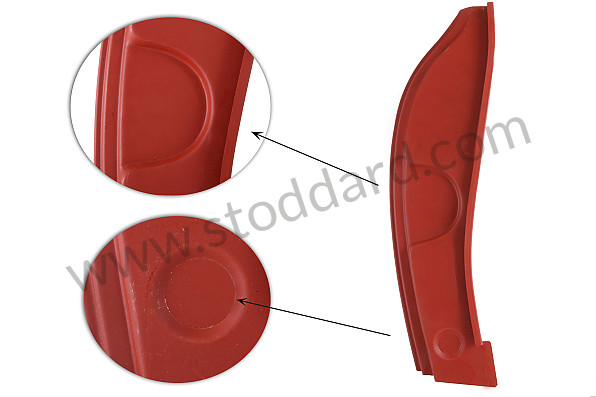 SMS50204206 - Lockpost, Right, For Low Striker Plate. 356B T6 356C Coupe for Porsche 356C &bull; 1963 &bull; 1600 Sc (616/16) &bull; Coupe Reutter C &bull; Manual Gearbox, 4 Speed