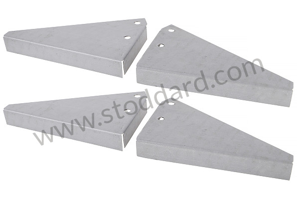 A64450285121 - BRACKET HINGE for Porsche 356B T5 &bull; 1960 &bull; 1600 Super 90 (616/7 T5) &bull; Cabrio B T5 &bull; Manual Gearbox, 4 Speed