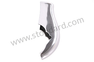 Chrome Plated Bumper Guard Without Exhaust Hole, Left Front Or Right Rear, 356A EUROPEAN VERSION / CHROME / CHROME / 155 MM / FRONT LEFT (64450503102CHR)