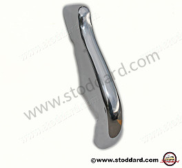 Front Bumper Guard, Right. Fits 356A with overrider tubes.  155mm stud spacing. USA VERSION / 155 MM / FRONT RIGHT