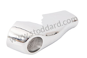 Bumper Guard, Polished With Exhaust Hole, Right Rear, For 356A WITH HOLE FOR EXHAUST / POLISHED / POLISHED / 260 MM / REAR RIGHT (64450503400POL)
