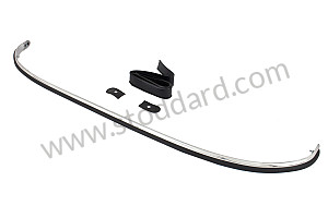 Rear Bumper Deco With Insert And Base Gasket. For 356 And 356A. REAR