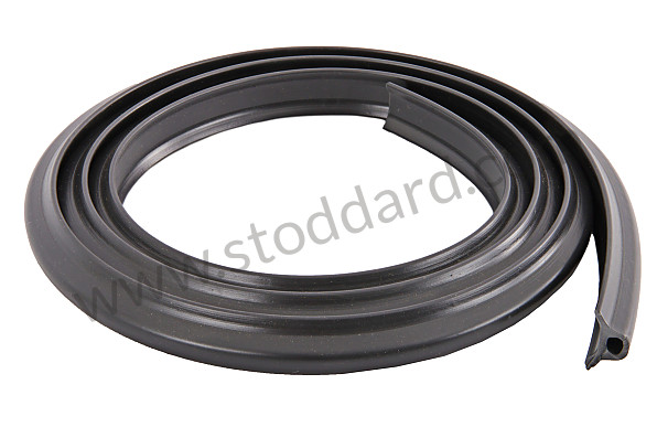 64450541105 - Front Bumper Deco Rubber Insert 356B 356C for Porsche 356C &bull; 1963 &bull; 1600 C (616/15) &bull; Cabrio C &bull; Manual Gearbox, 4 Speed