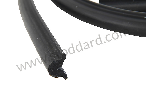 64450541300 - Rear Bumper Deco Rubber Insert 356, 356A for Porsche 356A &bull; 1955 &bull; 1300 (506/2) &bull; Cabrio A T1 &bull; Manual Gearbox, 4 Speed
