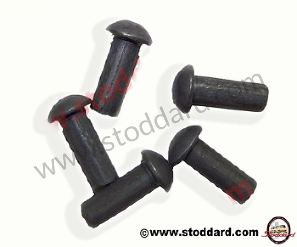 64450600100GW - Tow Hook For 356A 356B And 356C.  Kit part w/o rivets. - Kit Bundle for Porsche 