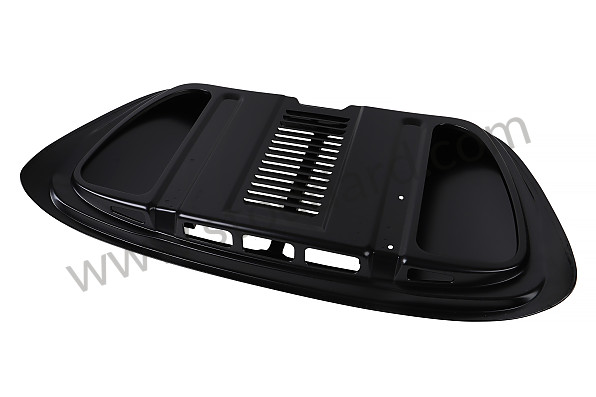 NLA51200106L - Complete Engine Lid, With Louvers For 356B T6 And 356C Coupe for Porsche 