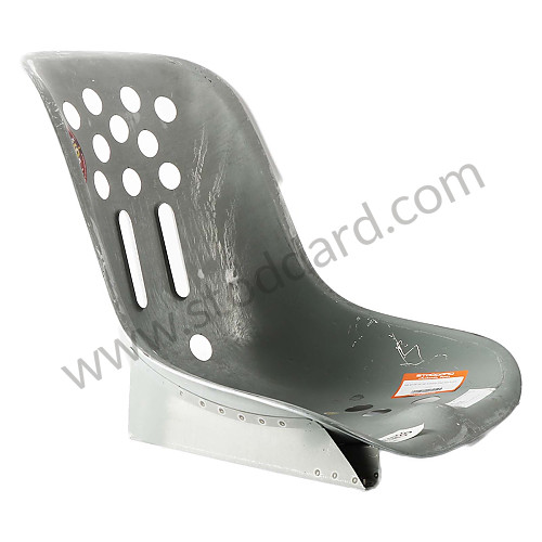 SMS521061S - 356 Speedster Steel Seat Bucket for Porsche 