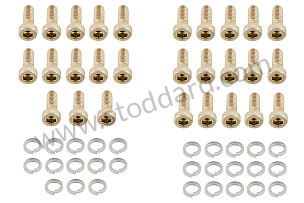 Hardware Kit For Seat Rails. 911 912 1965-1973  (64452130106HDW)