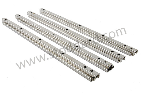 64452130106 - Lower Seat Rail Porsche 356C And 911 912 1965-1973. Set Of Four. for Porsche 