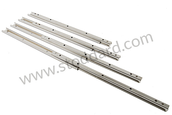 64452130106 - Lower Seat Rail Porsche 356C And 911 912 1965-1973. Set Of Four. for Porsche 