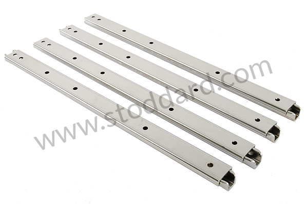 64452130106SET - Upper And Lower Seat Rail Set, Porsche 356B T6, 356C And 911 912 1965-1968 for Porsche 