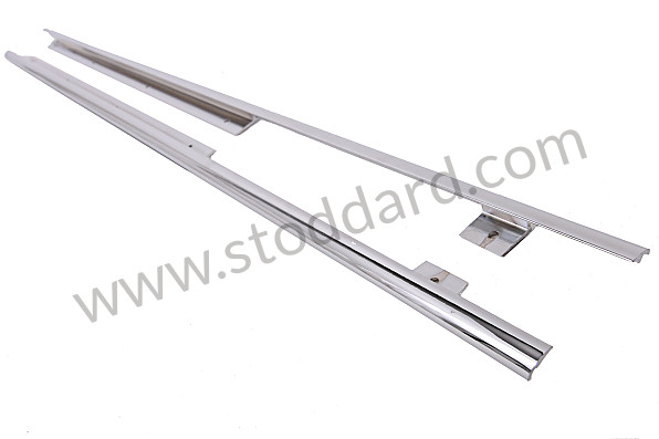NLA53143121 - Chrome Door Trim Set  356A 356B 356C Cabriolet And Karmann HT for Porsche 356C &bull; 1963 &bull; 1600 C (616/15) &bull; Cabrio C &bull; Manual Gearbox, 4 Speed