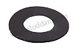 Black Plastic 11mm X 22mm Door Lock Cylinder Rubber Washer For 356A T2, 356B, And 356C