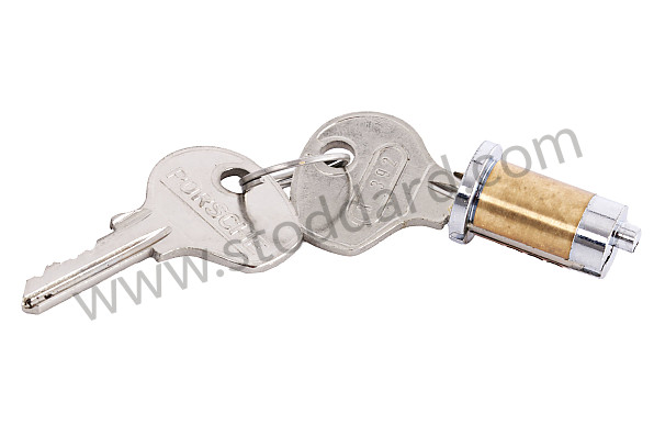 64453165201 - Door Handle Lock Cylinder, Right For 356A T2, 356B, And 356C for Porsche 356B T6 &bull; 1961 &bull; 1600 (616/1 T6) &bull; Cabrio B T6 &bull; Manual Gearbox, 4 Speed