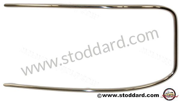 64454191100 - Windshield Trim, Left Front, 356A, 356B T5 (coupe And Cabriolet). for Porsche 356B T5 &bull; 1959 &bull; 1600 (616/1 T5) &bull; Cabrio B T5 &bull; Manual Gearbox, 4 Speed