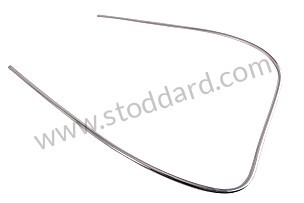 Front Windshield Trim, Left, For 356, 356A And 356B T5 Coupe And Cabriolet FRONT LEFT (NLA54191100)