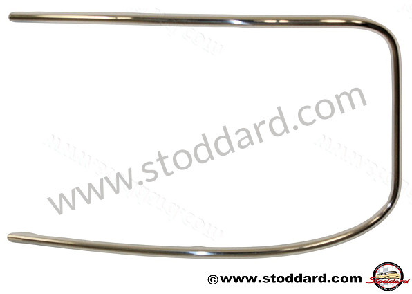 64454191200 - Windshield Trim, Right Front, 356A, 356B T5 (coupe And Cabriolet) for Porsche 356B T5 &bull; 1959 &bull; 1600 (616/1 T5) &bull; Cabrio B T5 &bull; Manual Gearbox, 4 Speed
