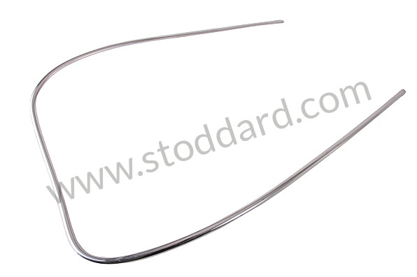 64454191200 - Windshield Trim, Right Front, 356A, 356B T5 (coupe And Cabriolet) for Porsche 356B T5 &bull; 1959 &bull; 1600 (616/1 T5) &bull; Cabrio B T5 &bull; Manual Gearbox, 4 Speed