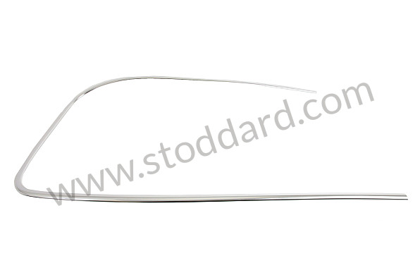 NLA54191226 - Front Windshield Trim, Right, For 356B T6 And 356C Cabriolet for Porsche 356B T6 &bull; 1961 &bull; 1600 (616/1 T6) &bull; Cabrio B T6 &bull; Manual Gearbox, 4 Speed