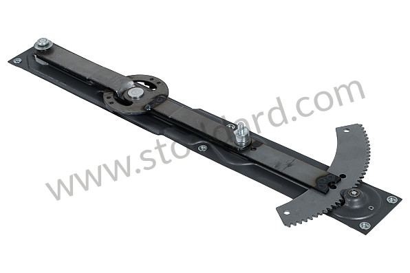 64454204121 - Window regulator 356 ABC left cabrio for Porsche 356A &bull; 1955 &bull; 1300 (506/2) &bull; Cabrio A T1 &bull; Manual Gearbox, 4 Speed