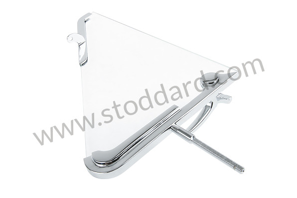 A64454205130 - SIDE WINDOW COMPLETE WITH LATCH for Porsche 356A &bull; 1958 &bull; 1600 Carrera Gs (692/2) &bull; Cabrio A T2 &bull; Manual Gearbox, 4 Speed