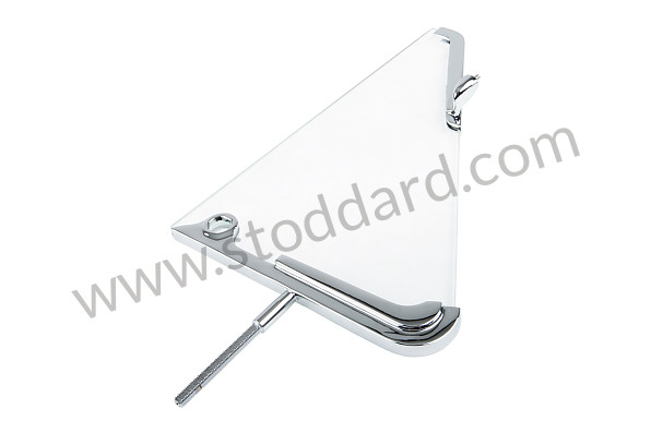 A64454205826 - SIDE WINDOW WITHOUT LATCH for Porsche 356C &bull; 1963 &bull; 1600 C (616/15) &bull; Cabrio C &bull; Manual Gearbox, 4 Speed