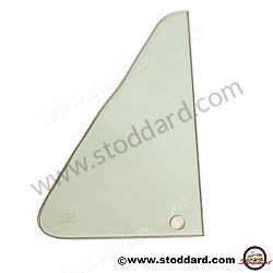 Vent Glass, Tinted, Left Or Right For 356A T2, 356B 356C Cab. Marked Durvit.  (64454210531)