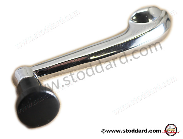 64454247001 - Chrome Window Crank Handle For 356B And 356C for Porsche 356B T6 &bull; 1961 &bull; 1600 (616/1 T6) &bull; Cabrio B T6 &bull; Manual Gearbox, 4 Speed