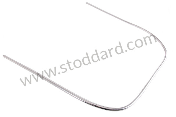 64454591100 - Rear Window Trim, Left, 356A, 356B T5 (coupe). for Porsche 356B T5 &bull; 1960 &bull; 1600 Super 90 (616/7 T5) &bull; Coupe B T5 &bull; Manual Gearbox, 4 Speed
