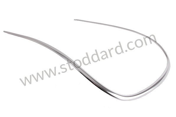 NLA54591106 - Rear Window Glass Trim, Left, For 356B T6 And 356C Coupe for Porsche 356C &bull; 1963 &bull; 1600 Sc (616/16) &bull; Coupe Reutter C &bull; Manual Gearbox, 4 Speed